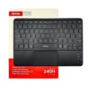 Teclado Slim Recargable con Touch Pad Bluetooth 2