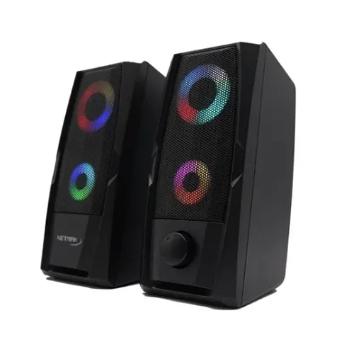 Parlante Para Pc Xbox Psp Usb Gamer Luces Rgb