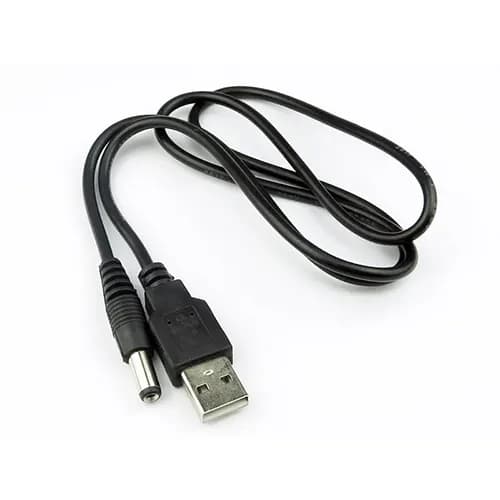 Cable USB a DC 5.5mm