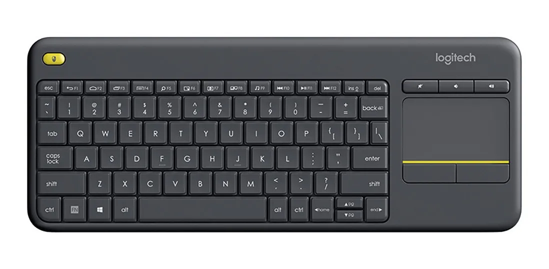 Teclado Inalámbrico Con Touchpad K400 Plus Logitech Color del teclado
