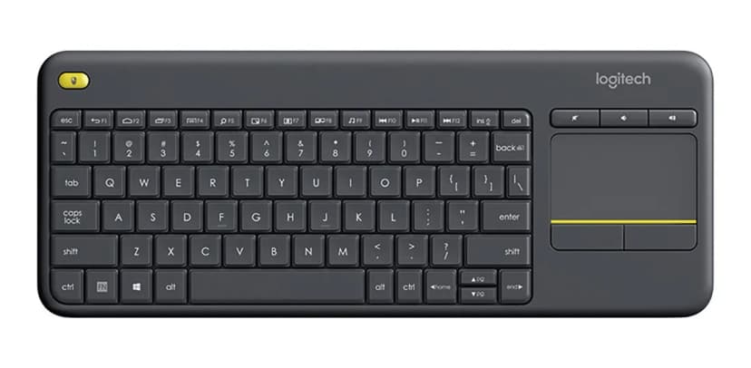 Teclado Inalámbrico Con Touchpad K400 Plus Logitech Color del teclado