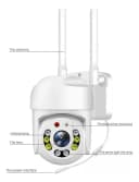 Hytoshy HT 360 Camara Domo 360° Hd Color Blanco Icsee 6