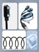 Cable Cargador Para Relojes Smart 2 pines con iman 2