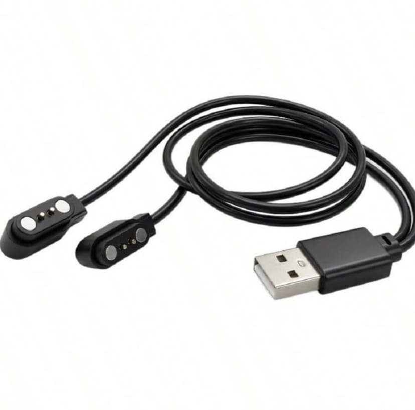 Cable Cargador Para Relojes Smart 2 pines con iman