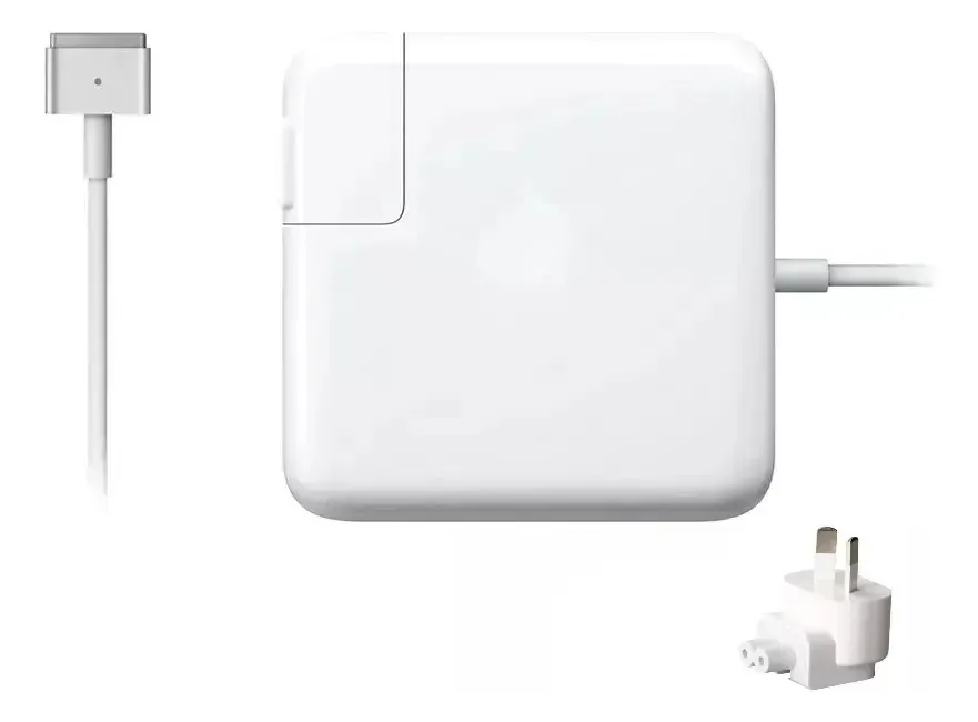 Cargador Notebook Macbook Air Pro 85W Magsafe 2 Color Blanco Original Apple