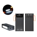 CARGADOR PORTÁTIL POWER BANK SANCI 60000 MAH CARGA RÁPIDA PD65W NEGRO 2